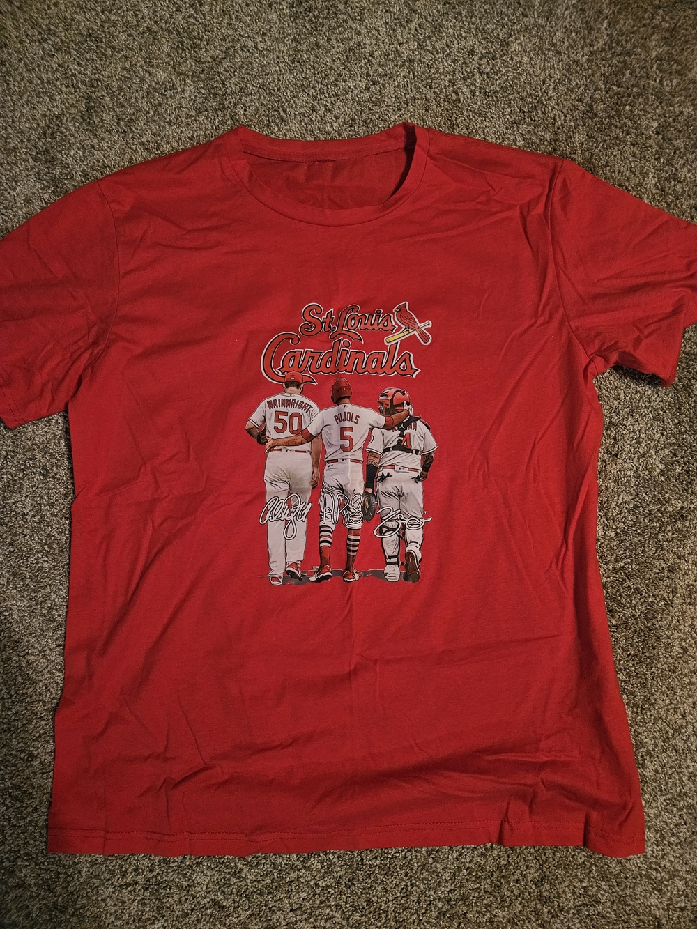 Red Short Sleeve Graphic Tee